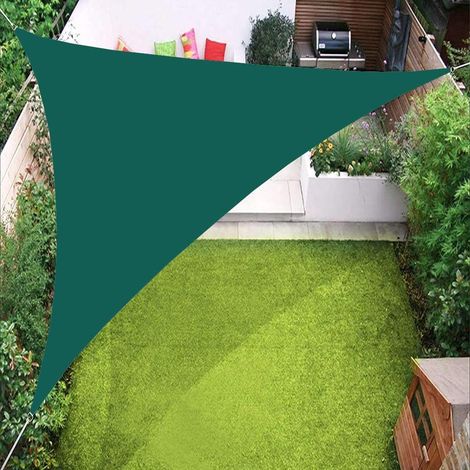 Dreieckige Sonnensegel-markise, 98 % Uv-schutz, Für Terrasse, Rasen, Garten Und Innenhof