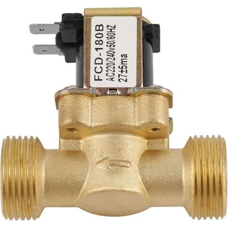 G3/4 2-wege-wassereinlassventil (n/c), Drucklos, Elektrisch, Elektrisch, Geschlossen, 220 V Wechselstrom, Fcd180b