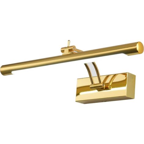 Led-wandleuchte, Goldspiegel, 9 W, Edelstahl, 40 Cm, Badezimmer, Schlafzimmer, Wohnzimmer