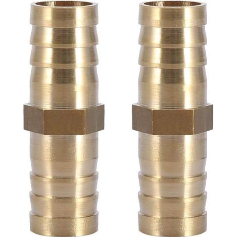 Stück Fitting, Messing, Gerade, 2-wege, 14 Mm, Für Wasser, Luft, Öl