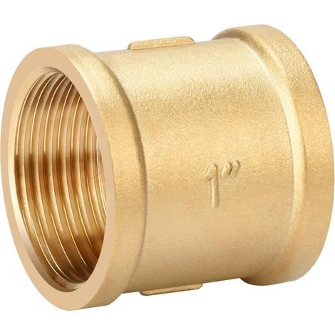 Messinghülse, Doppel-innengewinde, 2,5 Cm, Rohrverschraubung, Sanitärheizung