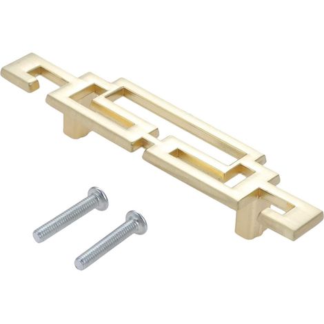 Set Mit 5 Möbelgriffen, 128 Mm Lochabstand, Zinklegierung, Retro-stil, Für Schubladen Und Innentüren