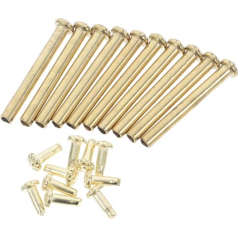 10 Fächernägel, Metall, 2,7 Cm, Ring, Reparatur, Faltfächer