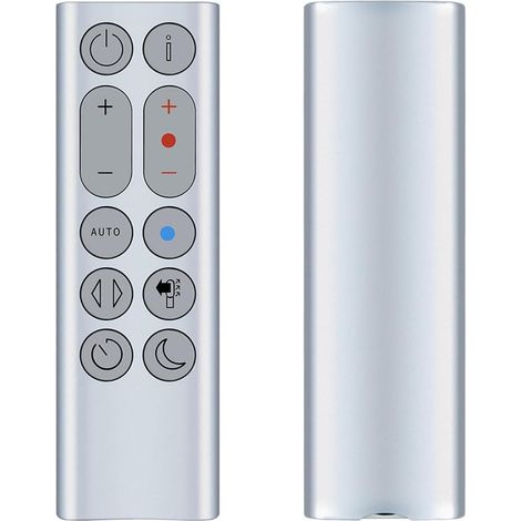 Ersatzfernbedienung Für Dyson Pure Hot + Cool Ventilator Hp04 Hp05 Hp06 Hp09 – Abs-gummi – Kompatibel Mit Silbernen Modellen