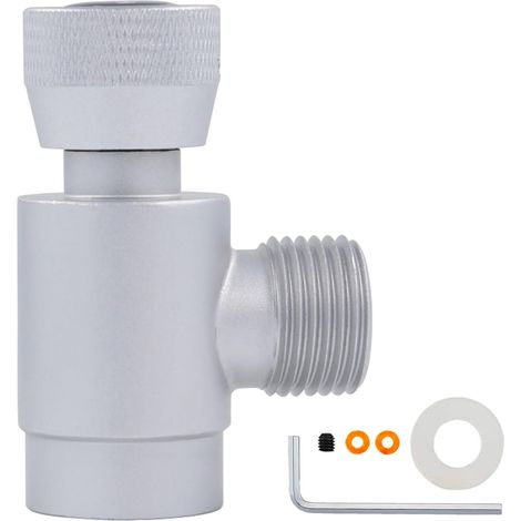 Aluminium-co2-zylinderadapter Tr21-4 W21.8-14 Mit Dichtung Und Schraubenschlüssel Für Die Aquarienzirkulation