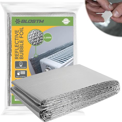Heizkörperreflektorplatte, 3,6 Mm Wärmedämmung, Aluminiumfolie, Für Hausheizung