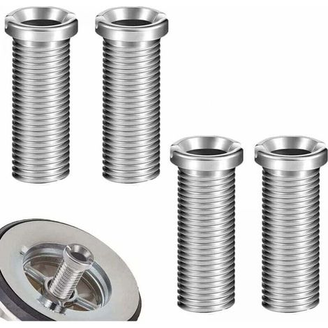 30-mm-befestigungsschrauben Aus Edelstahl Für Spülbeckenkörbe, Hohlschrauben, Schrauben Für Spülbeckenablaufstopfen, Montagezubehör Für Küchenspülen (silber)