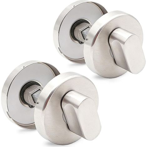 Wc-rosetten, Belegungsanzeige, Edelstahl, Drehriegel, Badezimmer, Öffentliche Toilette