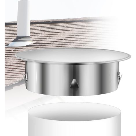 Edelstahl-schornsteinverschluss Ø 98 Mm Für 100-mm-ofenrohr, Wasserdicht