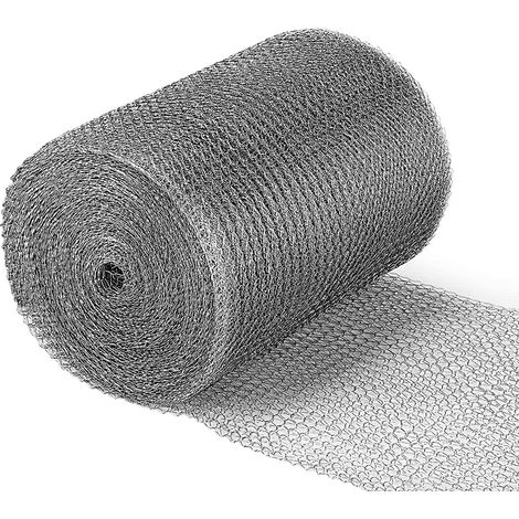 Rolle Edelstahl-drahtgewebe 9 M X 12,7 Cm, Maschenweite 3–5 Mm, Nagetierabweisend, Für Türen, Fenster Und Garten