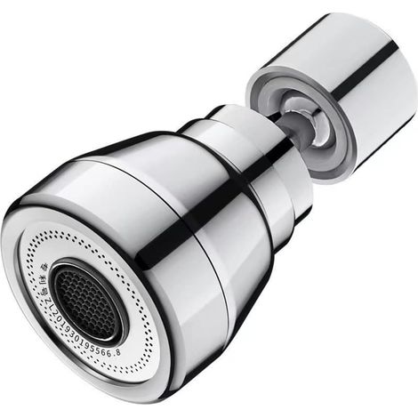 3-luftsprudler-armatur Mit 360°-schwenkfunktion, 3 Strahlarten, Messing, Küche/badezimmer