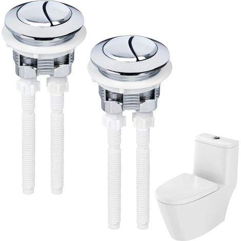 2-teiliger 38-mm-doppelspülknopf, Doppelsteuer-spülkasten, 112-mm-verstellbare Spülstange, Für Standardtoiletten