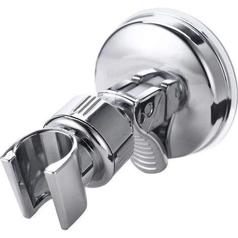 Duschhalterung Mit Saugnapf, Abs, Abnehmbar, Wandmontage, Saugnapf, 360° Drehbar, Silber