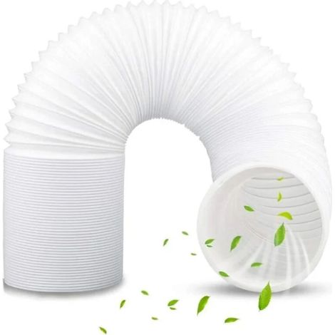 Abluftschlauch Für Tragbare Klimaanlage, Flexibler Pvc-abluftschlauch Für Tragbare Klimaanlage (150 Mm X 1,5 M)