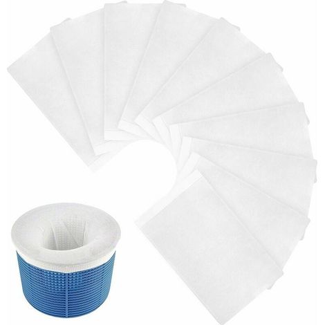 Einweg-filtersocken Für Pool- Und Spa-skimmer, 10 Stück. Filter Für Pool- Und Spa-skimmer, Entfernen Hundehaare.