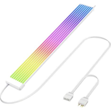 Argb-kabelabdeckungssets, Rgb-lichtstreifen, 5v 3-pin-anschluss, Für Mainboard Und Grafikkarte, Pc-dekoration