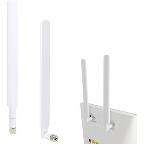 4g Lte Blue Band Wlan-antenne, Sma-anschluss, 10 Dbi, 10 V, Kompatibel Mit 4g Lte Routern B593s-850, B880, B890, B310 Und B593, Mobiler Kameraerweiterung, Pc-wlan-karte, Weiß