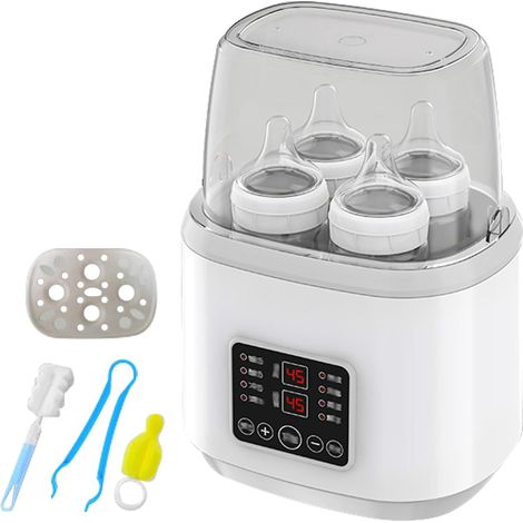 8-in-1 Flaschenwärmer – 360°-dampfsterilisation – Erwärmt Milch- Und Babygläschen – Programmierbare Funktion – Warmhaltefunktion