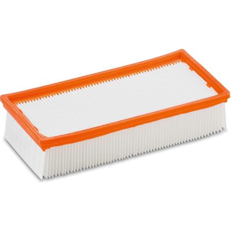 Flachfaltenfilter, 34 X 15,2 X 7,4 Cm, Kompatibel Mit Kärcher Nt 65/2, Nt 72/2, Nt 75/2, Staubsaugerzubehör