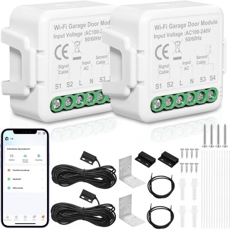 Toröffner, Wlan, Tuya-app, Sprachsteuerung, Alexa, Garage