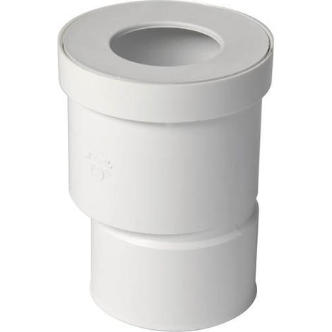 Gerades, Außermittiges Toilettenrohr, 100 Mm Durchmesser, Weißes Pvc – Einfache Justierung Zur Ausrichtung – Qw810e