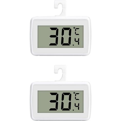 Sutmsh Digitales Kühlschrankthermometer, Mini-lcd-digitalthermometer, Digitalthermometer Für Kühlschrank Und Gefrierschrank Mit Lcd-anzeige, Aufhängemöglichkeit