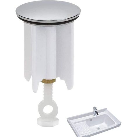 Hochwertiger Abflussstopfen, Bodenabflussstopfen, Universal-abflussstopfen, Verstellbarer Abflussstopfen – Badezimmerstopfen ⌀ 40 Mm (die Höhe Ist Zwischen 6,5 Cm Und 9 Cm Verstellbar)