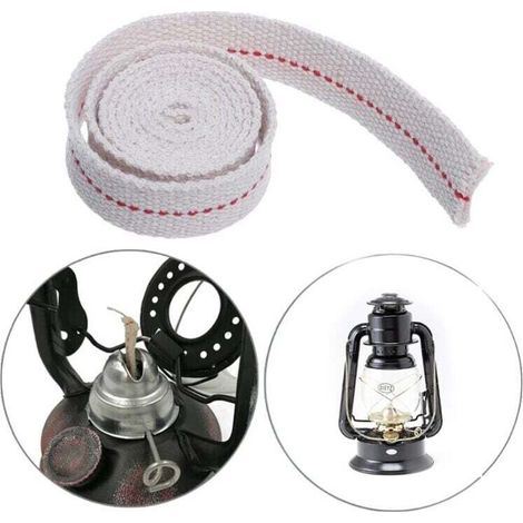 Öllampendocht, 5 M Lang – Öllampendocht, 10 Mm Durchmesser – 100 % Baumwolle – Für Öllampen/öllaternen – Brennerlampe