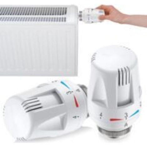 Thermostat-heizkörperkopf – Heizkörperventil – Heizkörperventil: 2 Stück – Thermostat-heizkörperkopf – Ersatzkopf – M30 X 1,5 Heizkörperthermostat – Thermostat