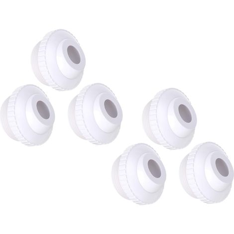 Verstellbare Pooldüsen – 6-teiliges Abs-set – Einfache Installation – Optimale Wasserzirkulation
