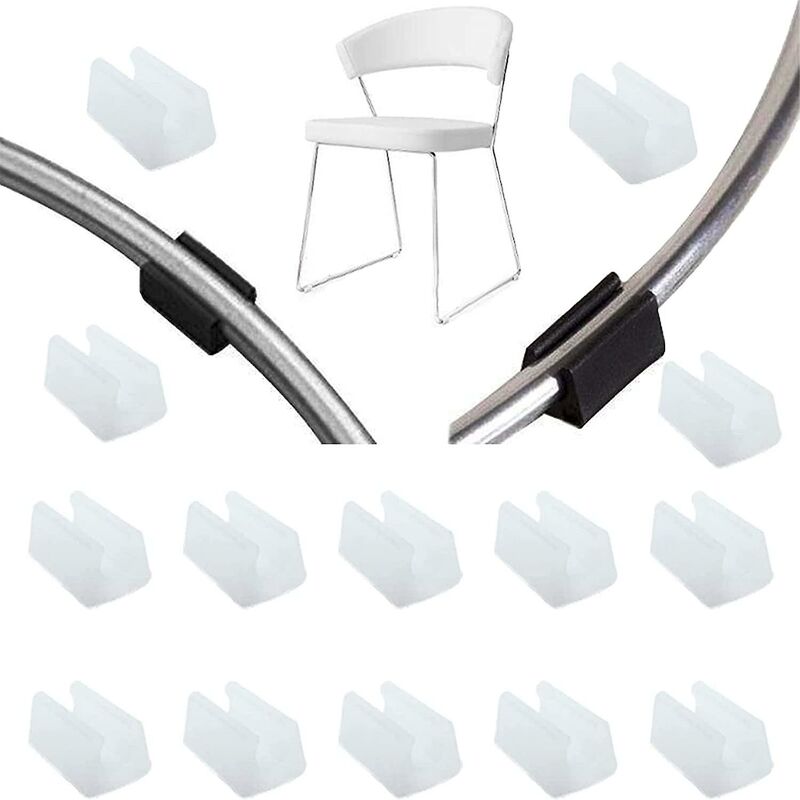 Set Mit 32 Schutzkappen Für Möbelfüße – Weißes Silikon – 10 Mm Durchmesser – Reduziert Geräusche Und Kratzer Auf Dem Boden – 32 Stück