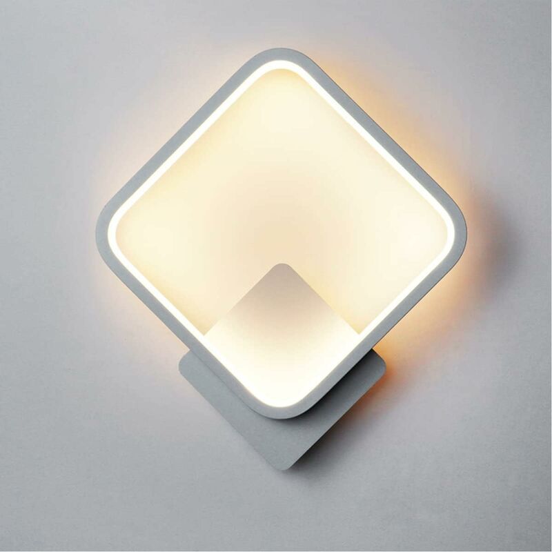 12-w-led-wandleuchte – Drei Lichtmodi: Warmweiß/neutralweiß/kaltweiß – Farbwiedergabeindex (cri) ≥ 85 – Aluminiumguss – Einfache Montage