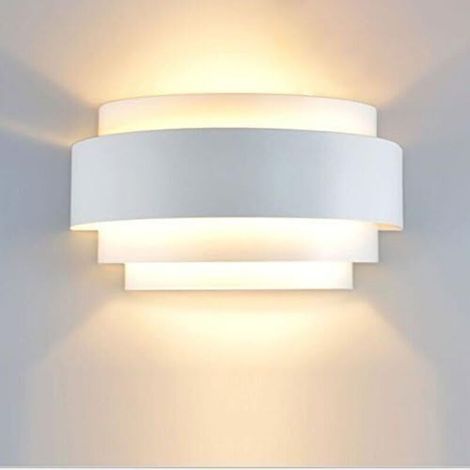 Led-wandleuchte Aus Metall – Warmweißes Licht – Industrielle Kühlung – Sanfte Beleuchtung Für Wohnzimmer, Schlafzimmer, Treppenhaus, Büro