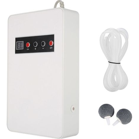 Ozongenerator (50 Hz, 600 Mg/h), Ozonisator Für Trinkwasser, Lebensmittel Und Gemüse (weiß), 220-v-eu-stecker