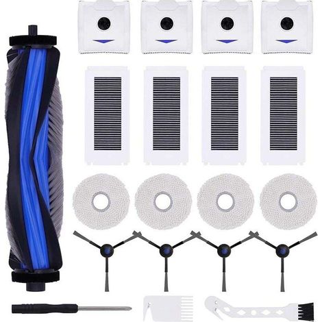 20-teiliges Ersatzteilset Für Den Ecovacs Deebot N30 Pro Staubsauger: 1 Hauptbürste + 4 Bürsten.