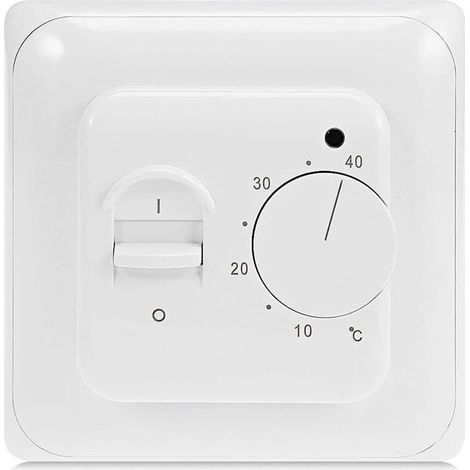 Manueller Thermostat Mit Sonde Für Elektrische Fußbodenheizung, 220 V Wechselstrom, 16 A, Mechanischer Thermostatregler Für Fußbodenheizung