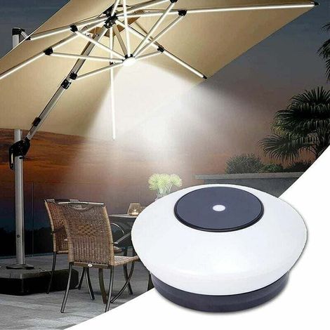Led-sonnenschirmleuchte Mit 10 Modi, Verstellbare Kabellose Bluetooth-led-sonnenschirmleuchte Für Garten Und Terrasse (farbe)