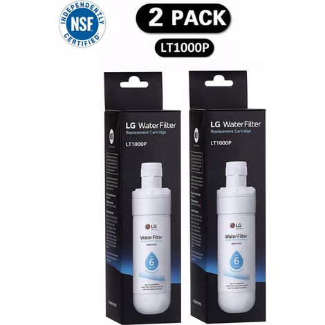 – 2er-pack Lt1000p2 Kühlschrank-wasserfilter – 200 Gallonen Fassungsvermögen – 6 Monate Lebensdauer – Kompatibel Mit Verschiedenen Modellen