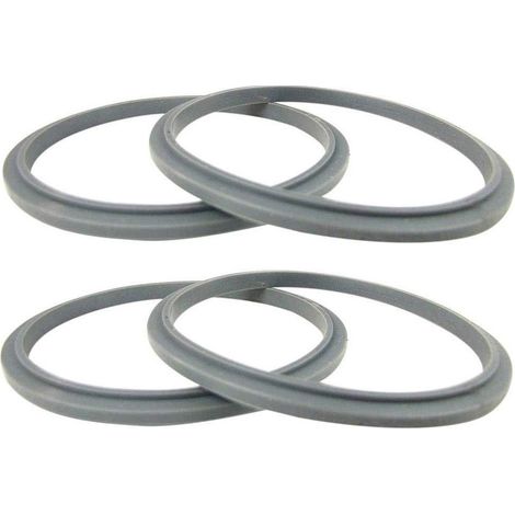 Nutri Entsafter Zubehör, Nutri Entsafter Deckeldichtung, Entsafter Dichtungsring, Weißer Dichtungsring, Für Nutri 600w/900w Haushaltsentsafter (4-teilig)
