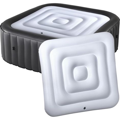 Thermoabdeckung 162 Cm, Effektive Isolierung, Aufblasbares Design, Für 6-personen-rund-außenwhirlpool