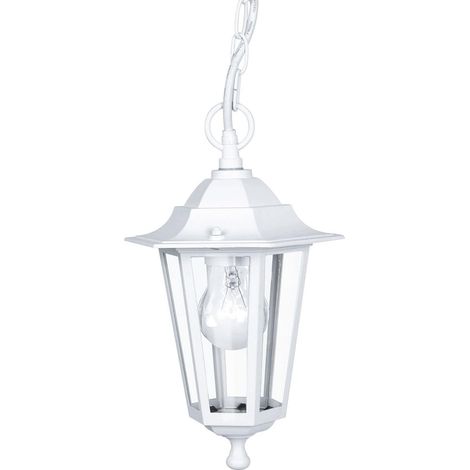 Außenpendelleuchte, Aluminium, Klarglas, Ip44, E27, Garten