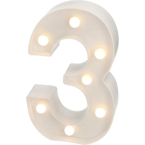 Led, Größe 3, Ambientebeleuchtung, Weißer Kunststoff, Innendekoration