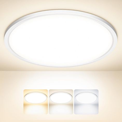 Led-deckenleuchte, 32 W, 3200 Lm, 3 Farbtemperaturen, Ip44 Wasserdicht, Ø 40 Cm, Für Wohnzimmer, Schlafzimmer, Küche, Badezimmer