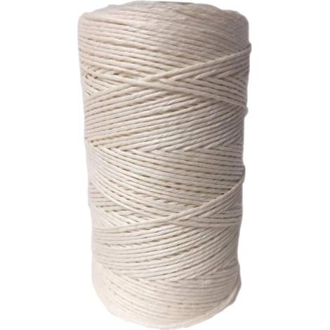 Leinenschnur, 100 M Lang, 1 Mm Durchmesser, Naturseil, Weiß, Für Garten, Hochzeit, Diy