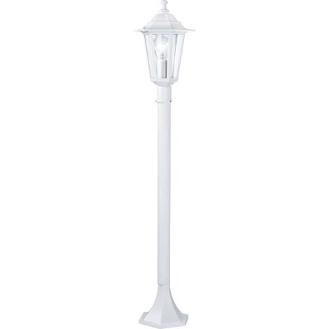 Stehleuchte, Stehlampe, Aluminiumguss, Glas, E27-fassung, Ip44, Garten
