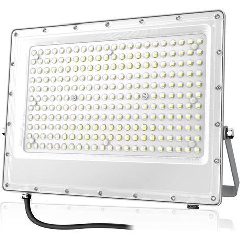 Led-außenstrahler, 200 W, Aluminium, 20000 Lm, Ip65 Wasserdicht, 6500 K Weiß, Garten/garage