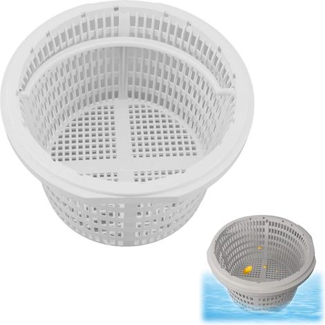 X 19 Cm Poolskimmerkorb Mit Ergonomischem Abs-griff Zur Wasserreinigung