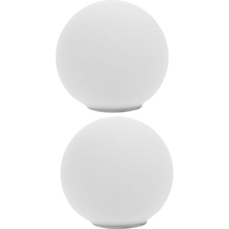 Set Mit 2 Weißen G9-glaslampenschirmen, Kugelförmig, Für Pendel- Und Wandleuchten, Moderner Stil