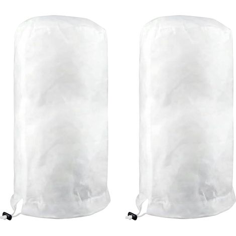 Stück Winterabdeckung 80x100 Cm, Frostschutzabdeckung Aus Vliesstoff, Mit Kordelzug Für Pflanzen Im Freien