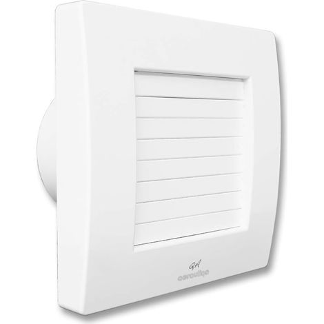 Axialventilator Ø 120 Mm, 16 W, 151 M³/h, Mit Automatischer Klappe, Für Badezimmer